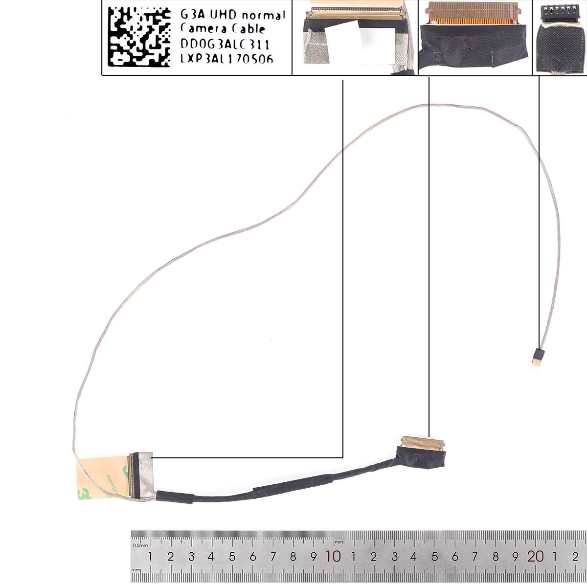 Picture of New LCD Display Screen Cable Replacement  For HP 15-CE TPN-Q194 40pin 4K UHD.